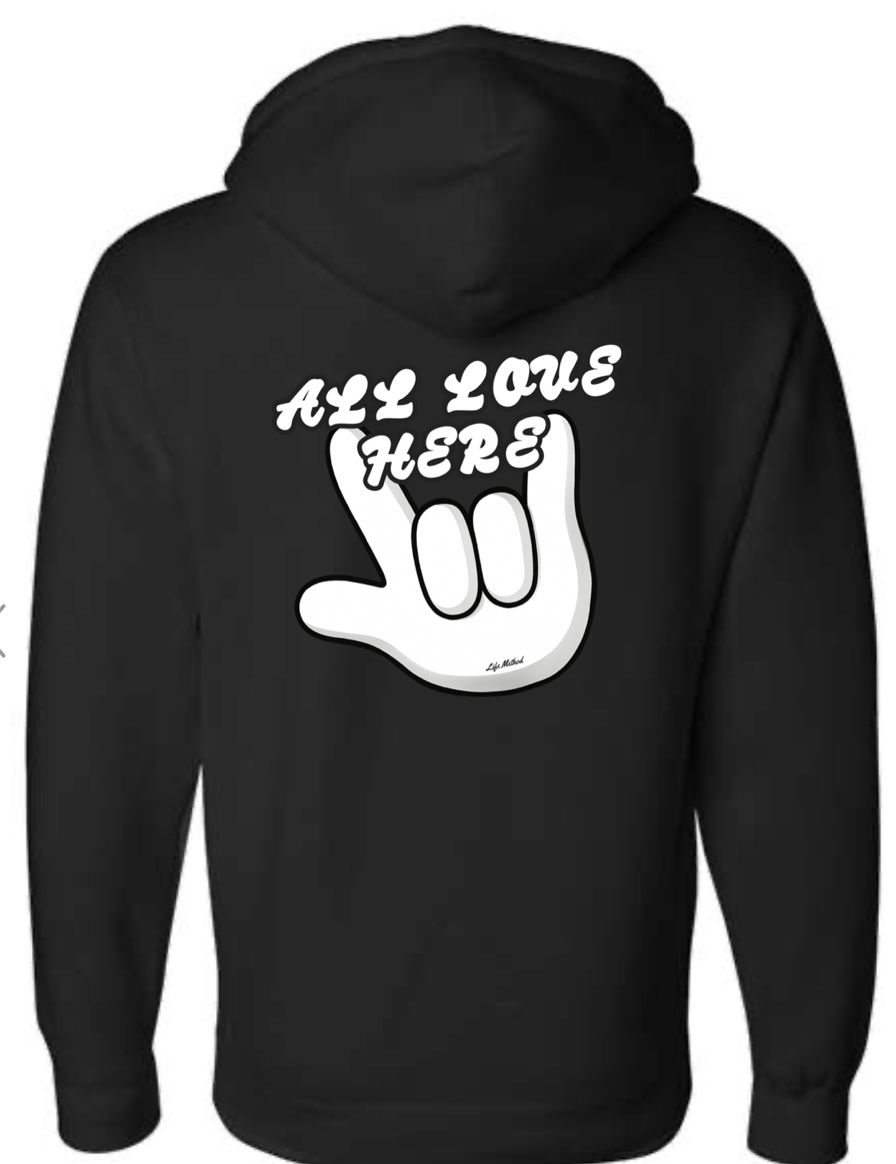 All love here hoodie