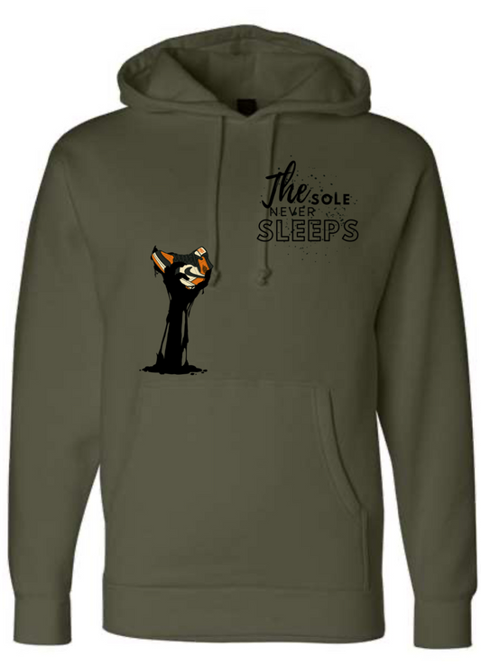 The sole never sleeps hoodie