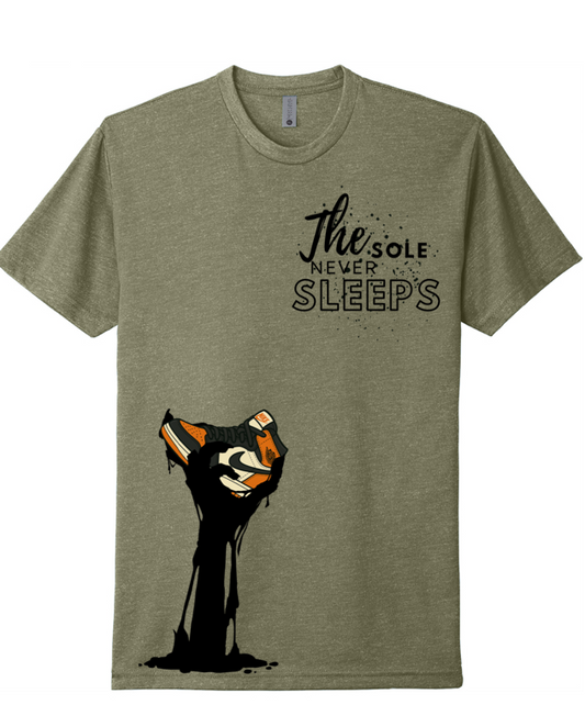 The sole never sleeps shirt