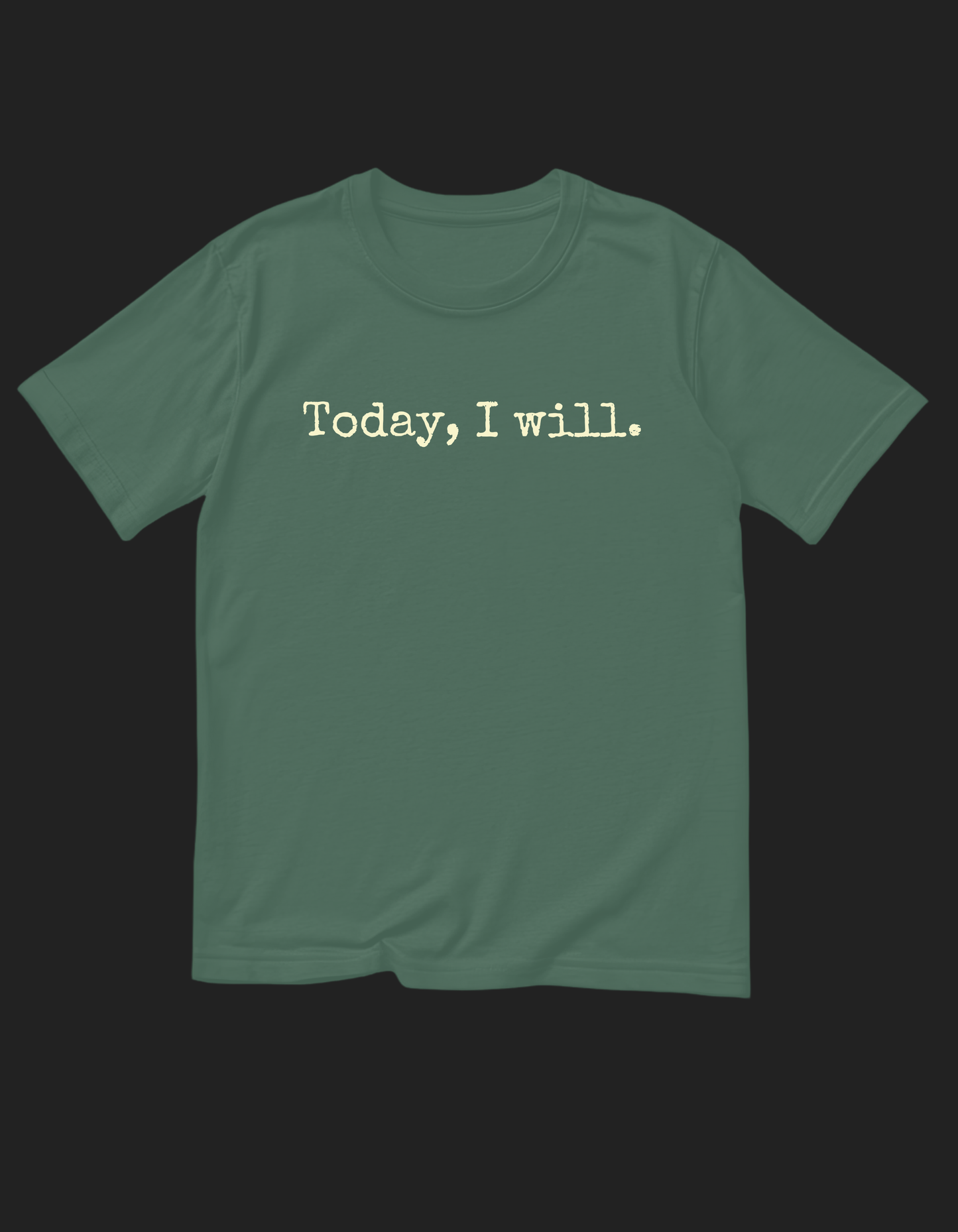 Today, I will.