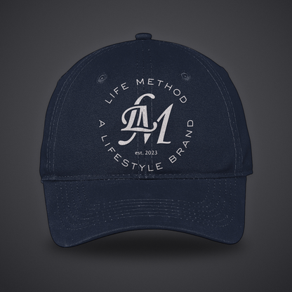 Life Method Canvas Hat in Navy, front