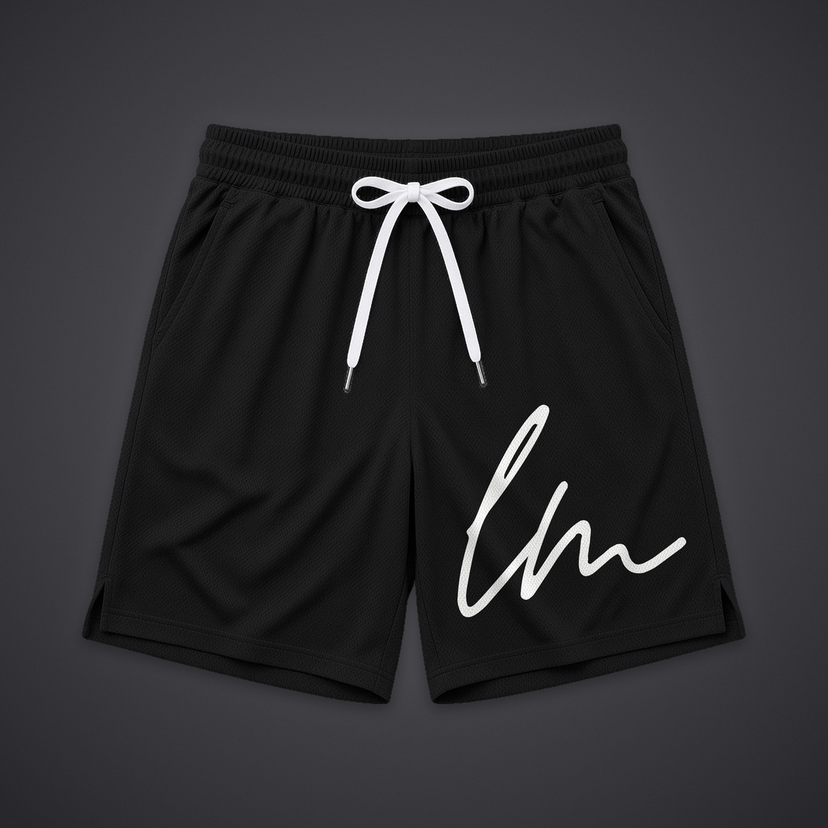 LM Shorts in Black, front
