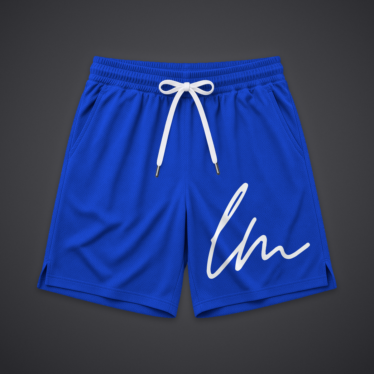 LM Shorts in Royal Blue, front